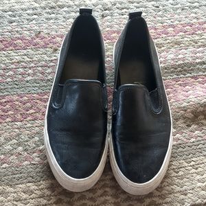 Slip on Faux Leather Flats